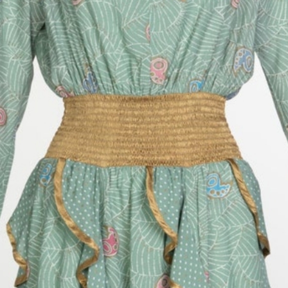 Jeanne Marc Vintage 80s Saks Fifth Ave Art Deco Perfect Halloween Costume - Picture 3 of 8